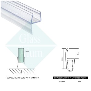 Barre agua Aleta Lateral 10mm HI-204